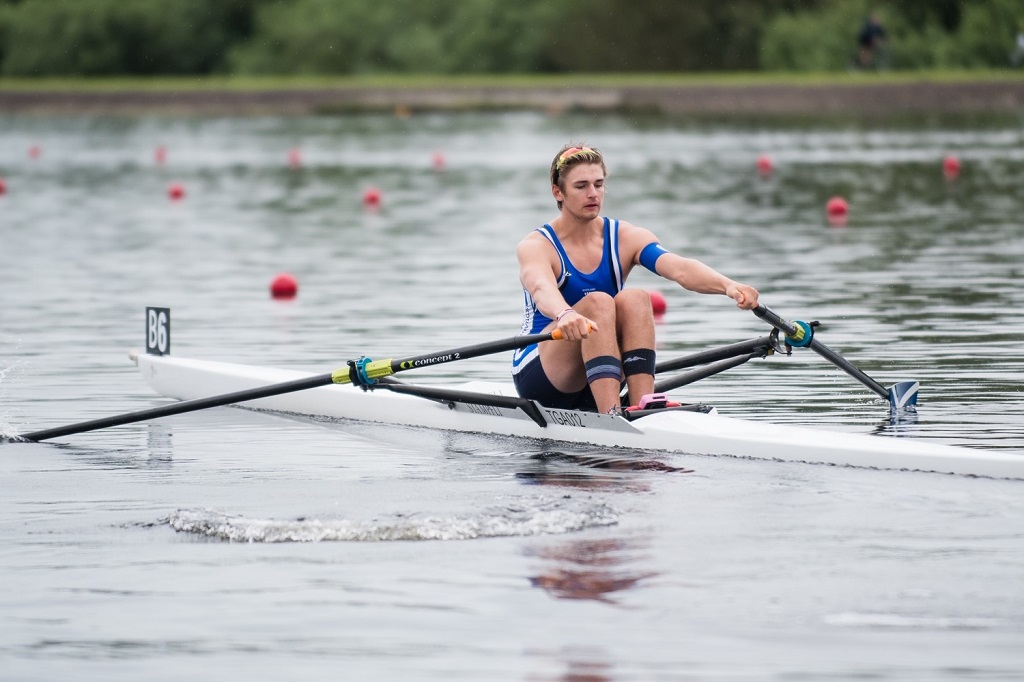 2019 HIR Scotland junior mens single scull Alex Milne REJ 8