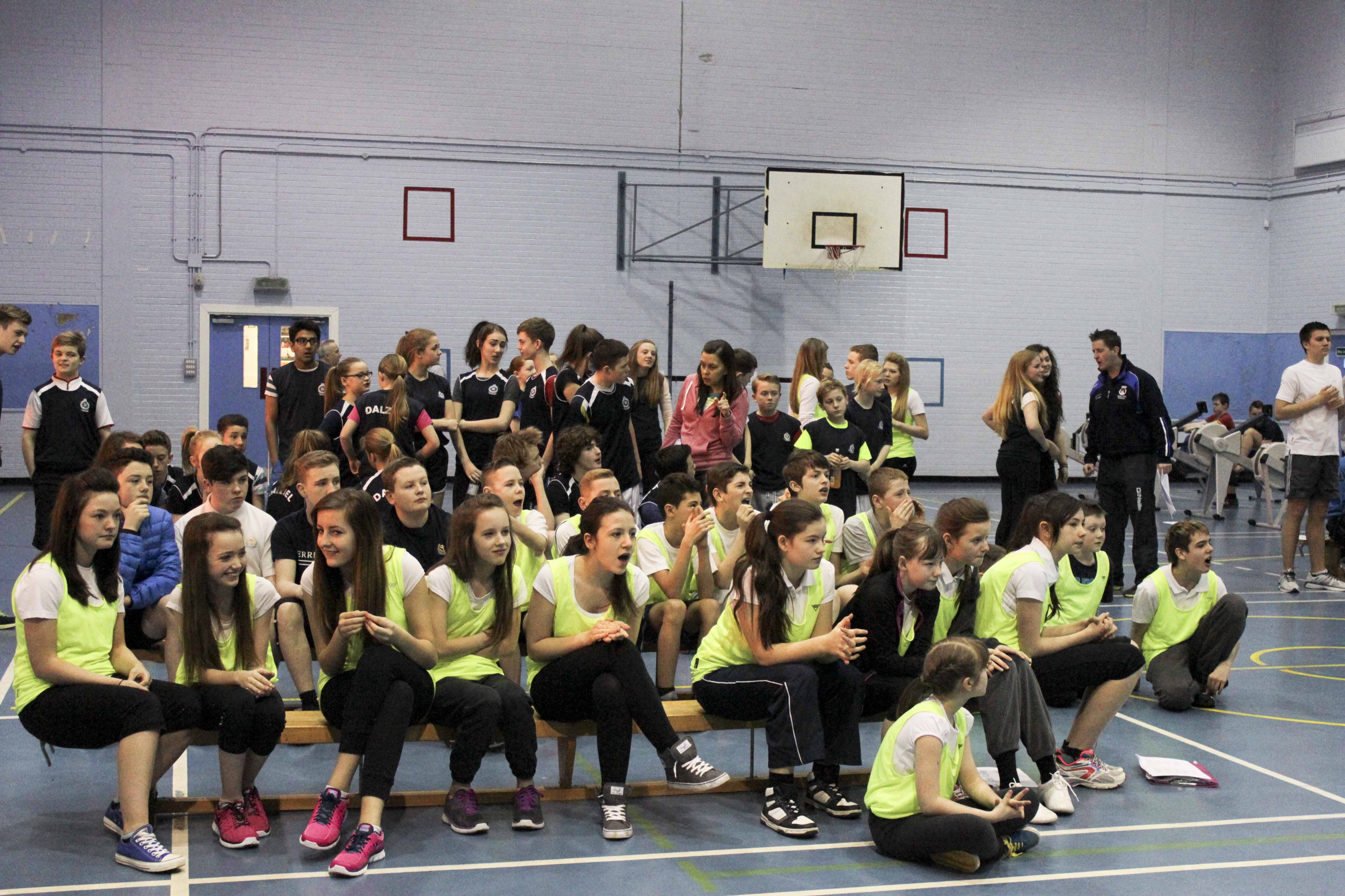 Clyde Valley High School pupils