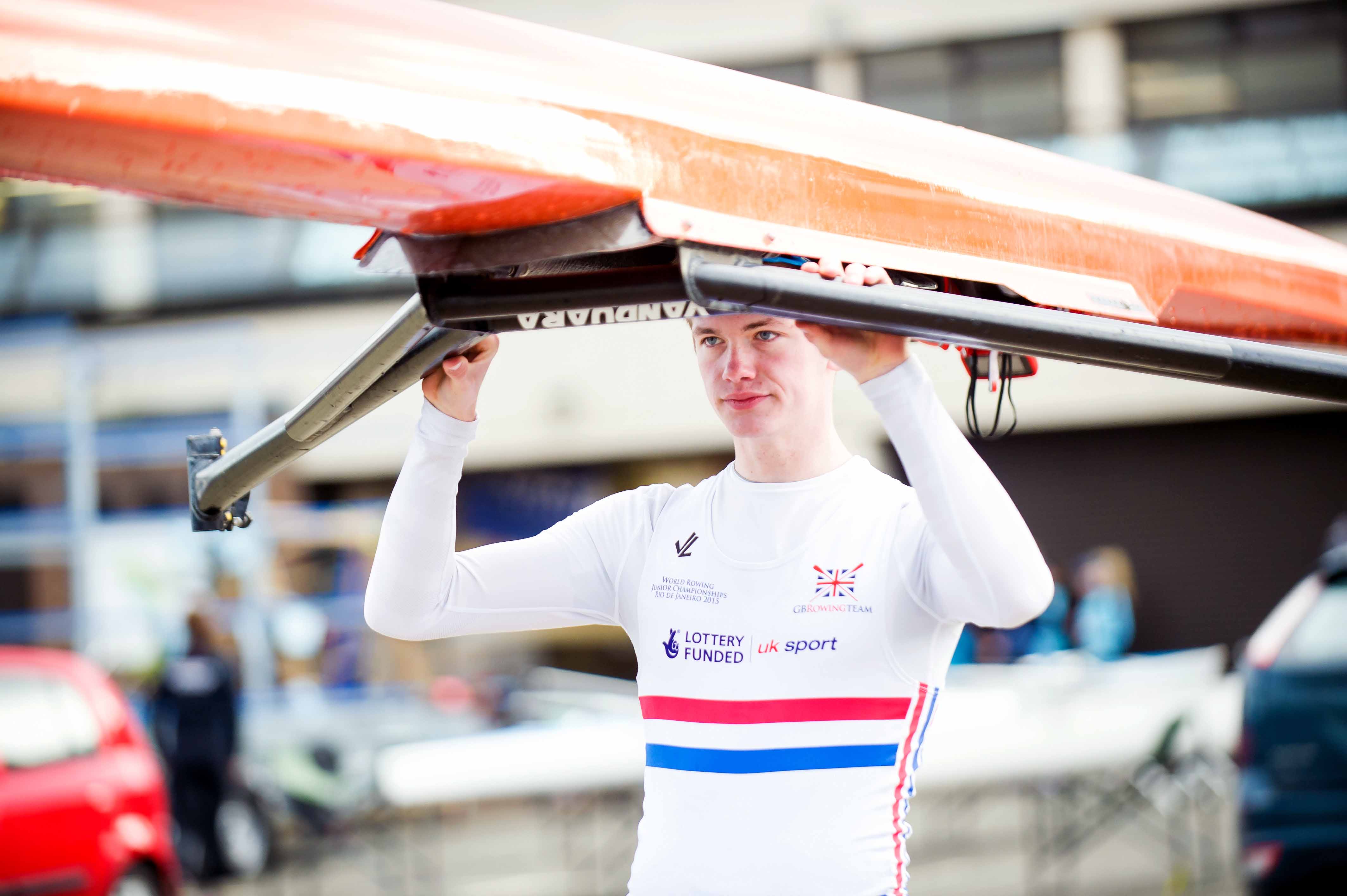 0216 rowing Edinburgh uni training Strathclyde Park Rob EJ 2089