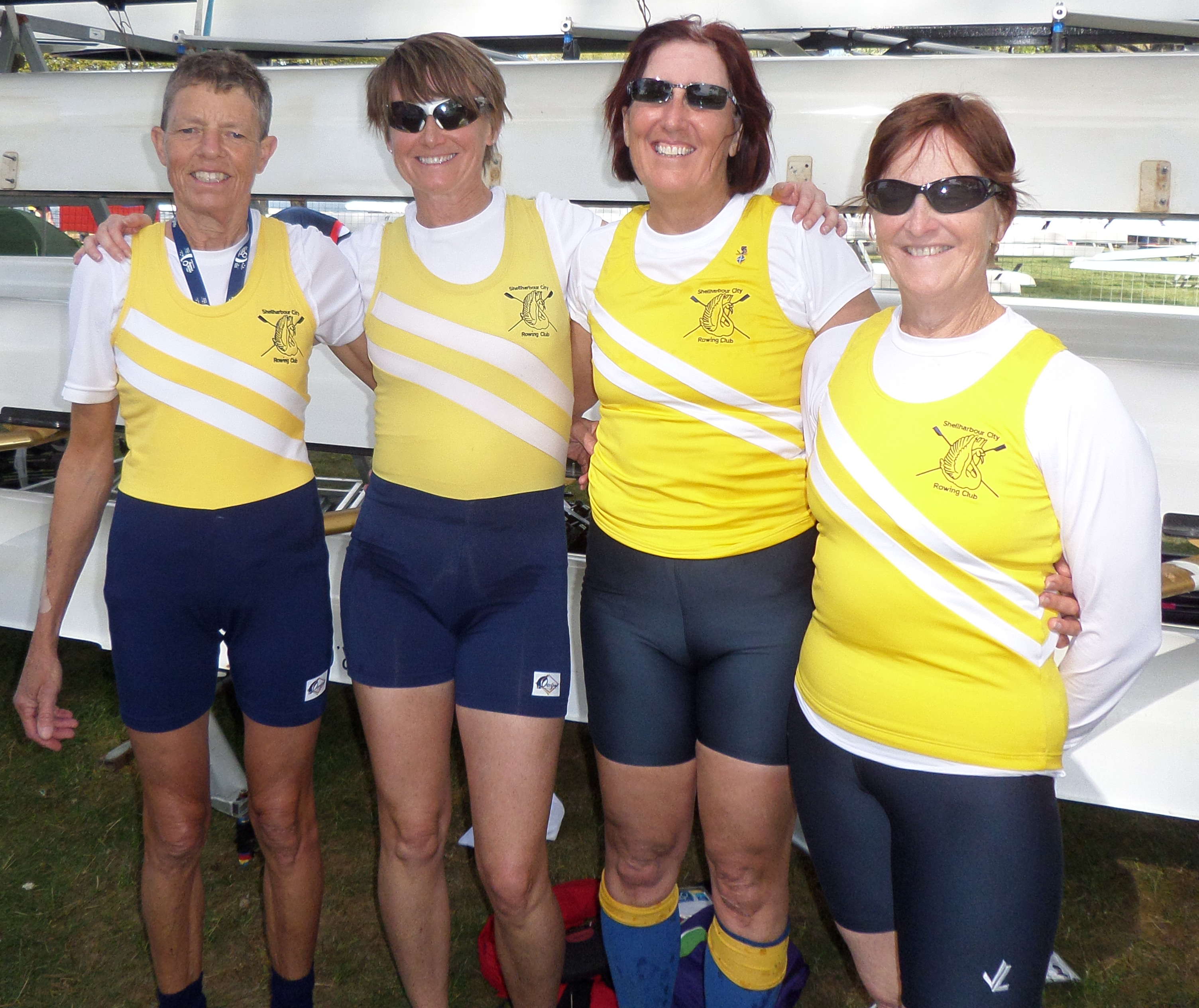 Liz Davidson of SPRC with her adopted quad